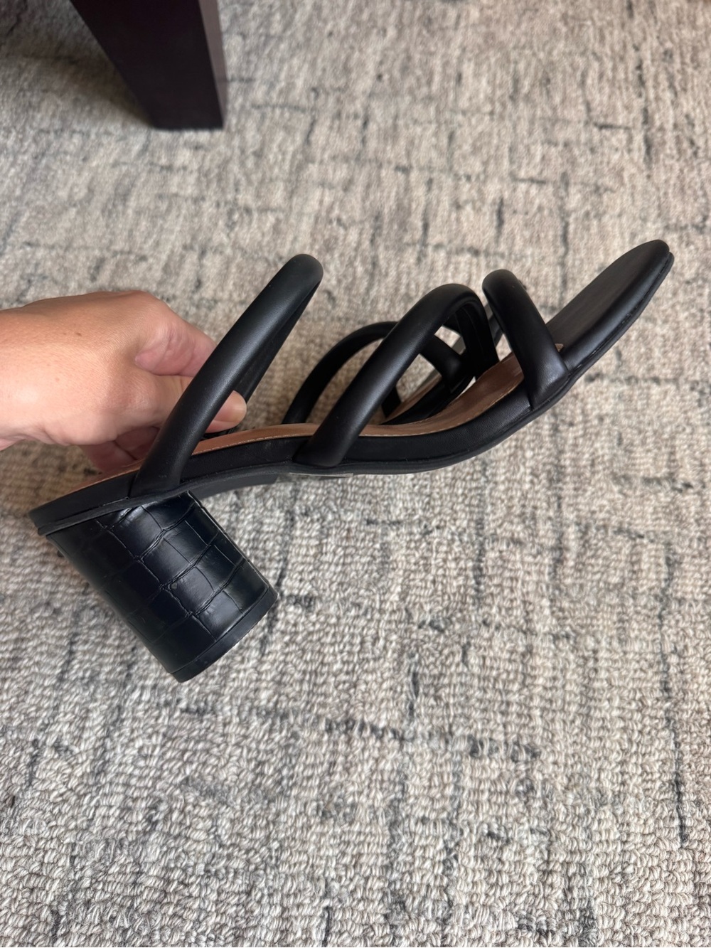 Dolce Vita Womens Myla Black Sandals Size 9 Medium (B, M) - Picture 2 of 4